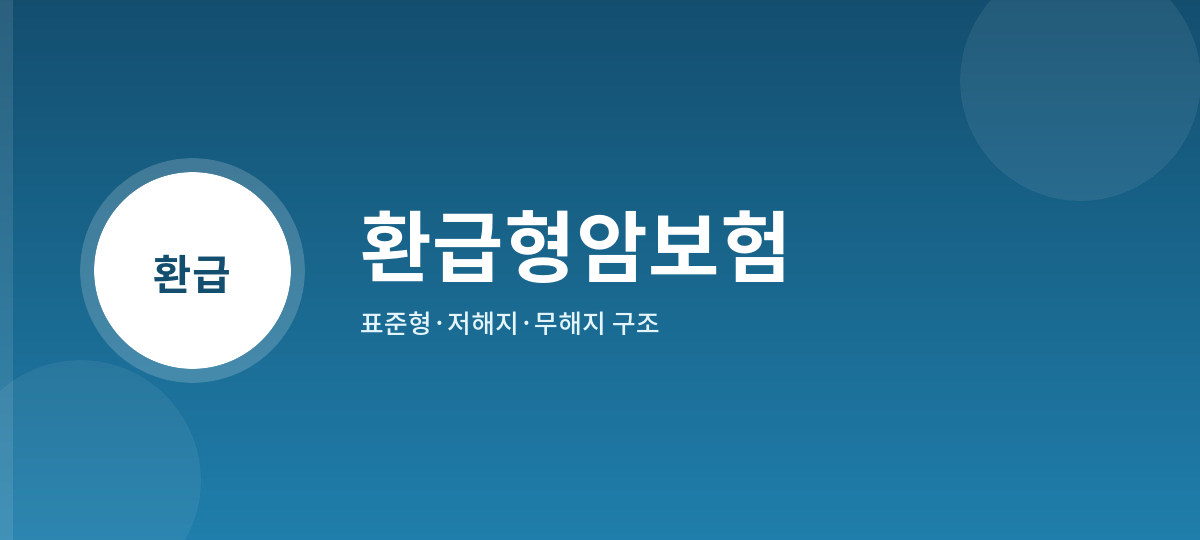환급형암보험