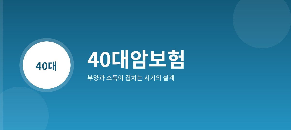 40대암보험